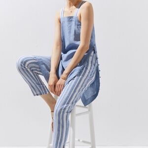 NWT Anthropologie Striped Pant Set Size 10